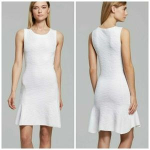 Theory 'Nikayla' Jacquard Fit & Flare Dress in Black NWT